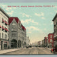 PLAINFIELD NJ WEST FRONT STREET BABCOCK BUILDING ANTIQUE POSTCARD