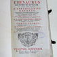 1749 THESAURUS SACRORUM RITUUM by D.BARTHOLOMAEO GAVANTO PIGSKIN FOLIO antique