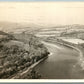 TOWANDA PA PANORAMIC VIEW 1957 VINTAGE REAL PHOTO POSTCARD RPPC