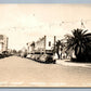 SANFORD FL FIRST STREET VINTAGE REAL PHOTO POSTCARD RPPC