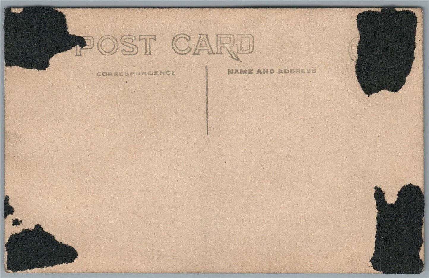 PATRIOTIC KIDS w/ AMERICAN FLAGS ANTIQUE REAL PHOTO POSTCARD RPPC