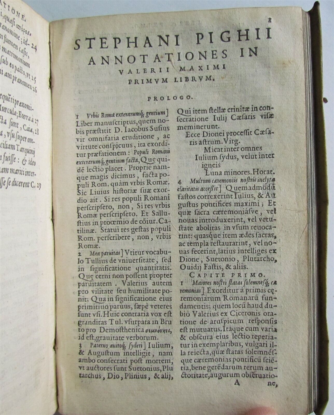 1575 PLANTIN PUBLISHING VALERIUS MAXIMUS VELLUM antique 16th Century