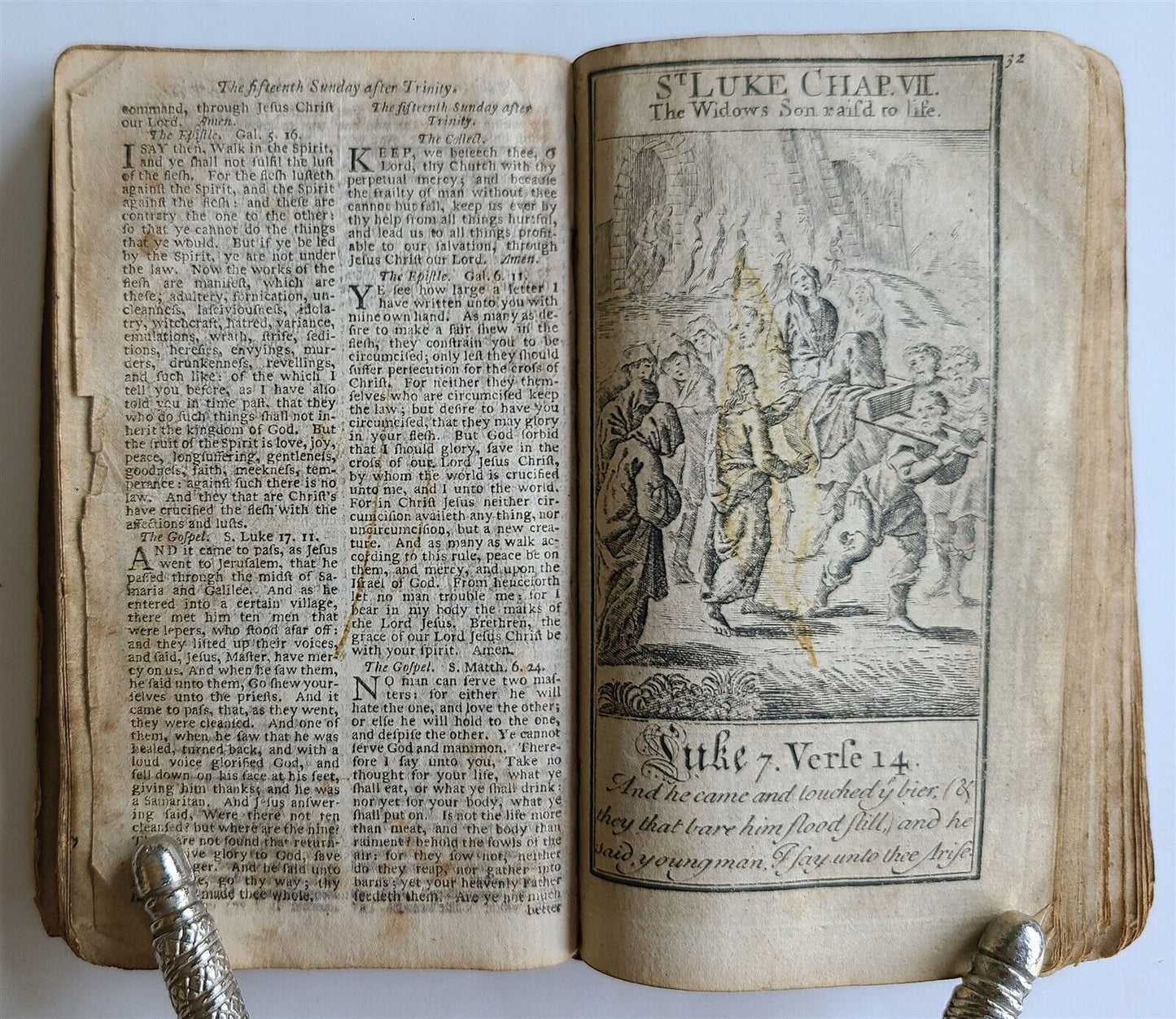 1790 ILLUSTRATED BIBLE PRAYERS & BOOKS OF PSALMS in ENGLISH ANTIQUE