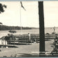 BELGRADE LAKES ME JAMAICA POINT CAMP BOAT SLIPS VINTAGE REAL PHOTO POSTCARD RPPC