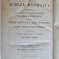 1849 HEBREW BIBLE antique ISAAC LESSER BIBLIA HEBRAICA Judaica 1st AMERICAN ed.