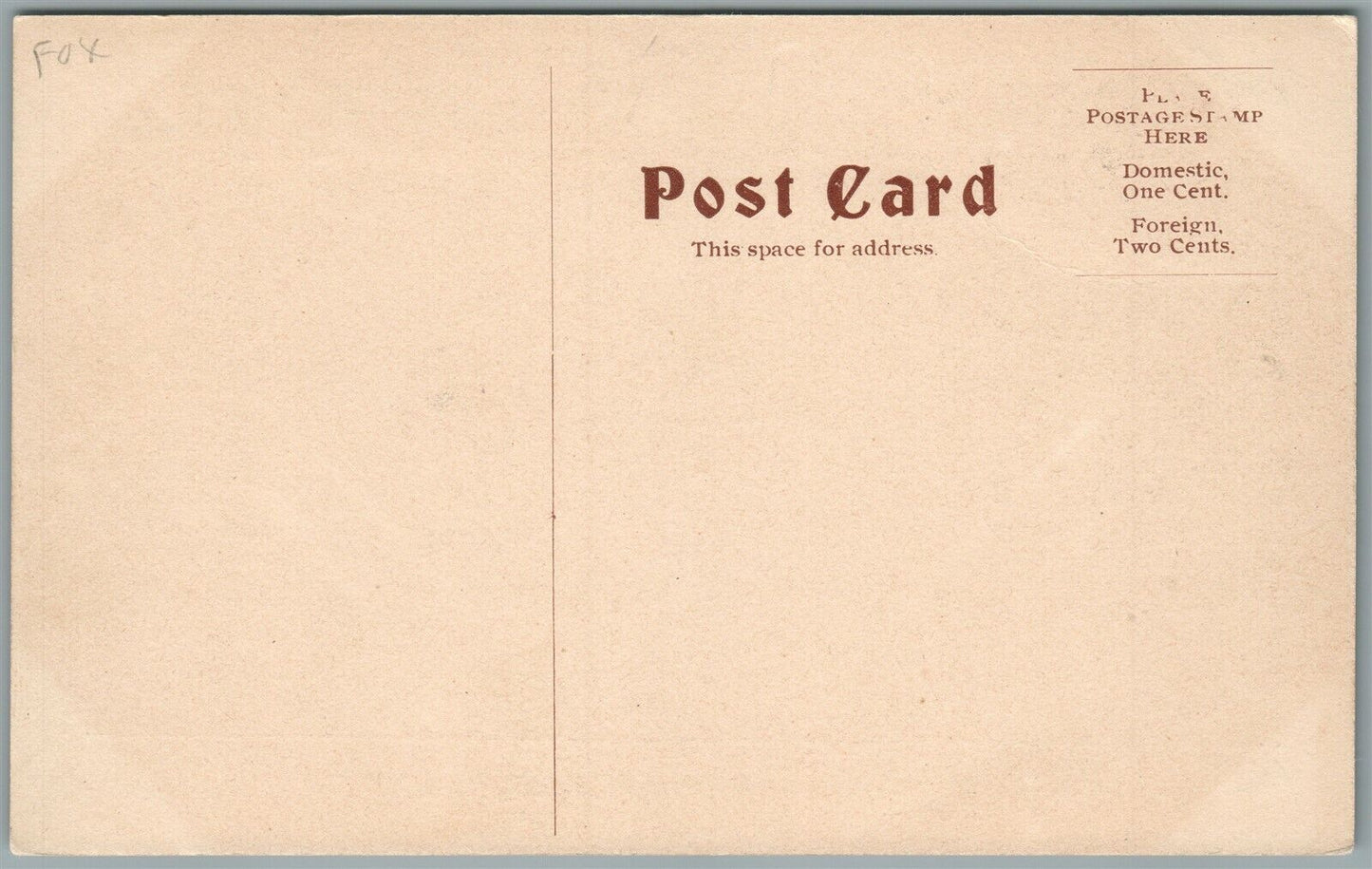 POTTSVILLE PA CENTRE STREET LOOKING NORTH ANTIQUE POSTCARD