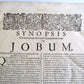 1678 BIBLE COMMENTARY by MATHEO POLO antique PIGSKIN BOUND MASSIVE FOLIO v. II