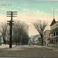 LISBON NH MAIN STREET ANTIQUE POSTCARD