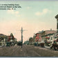 ATLANTIC CITY NJ READING RAILROAD DEPOT RAILWAY STATION ANTIQUE POSTCARD