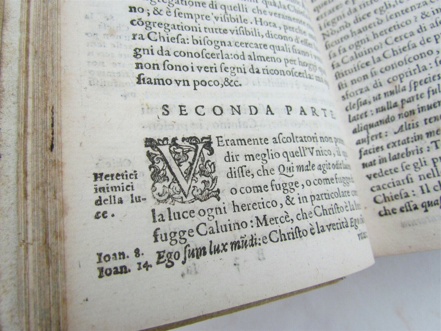 1584 Lettioni Sopra Dogmi by Francesco Panigarola ANTIQUE 16th CENTURY vellum