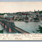 CARTHAGE NY EAST SIDE ANTIQUE POSTCARD