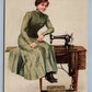 FREE SEWING MACHINE CO ADVERTISING ANTIQUE POSTCARD