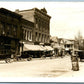 CONSTANTINE MI STREET SCENE ANTIQUE REAL PHOTO POSTCARD RPPC