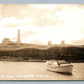 CAPE ELIZABETH ME TWO LIGHTS VINTAGE REAL PHOTO POSTCARD RPPC