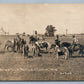 CLINTON WI BRADLEYS PONIES ANTIQUE REAL PHOTO POSTCARD RPPC