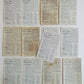 COFFEE ADVERTISING SET of 13 ANTIQUE VICTORIAN WORLD TRAVELERS TRADE CARDS