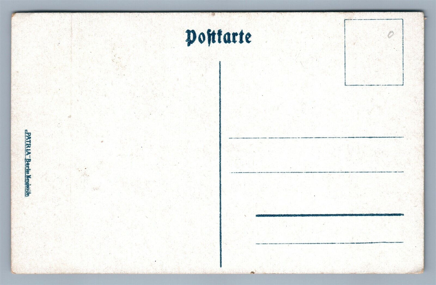 GERMAN OFFICER w/ RIFLE & SWORD WWI ANTIQUE POSTCARD