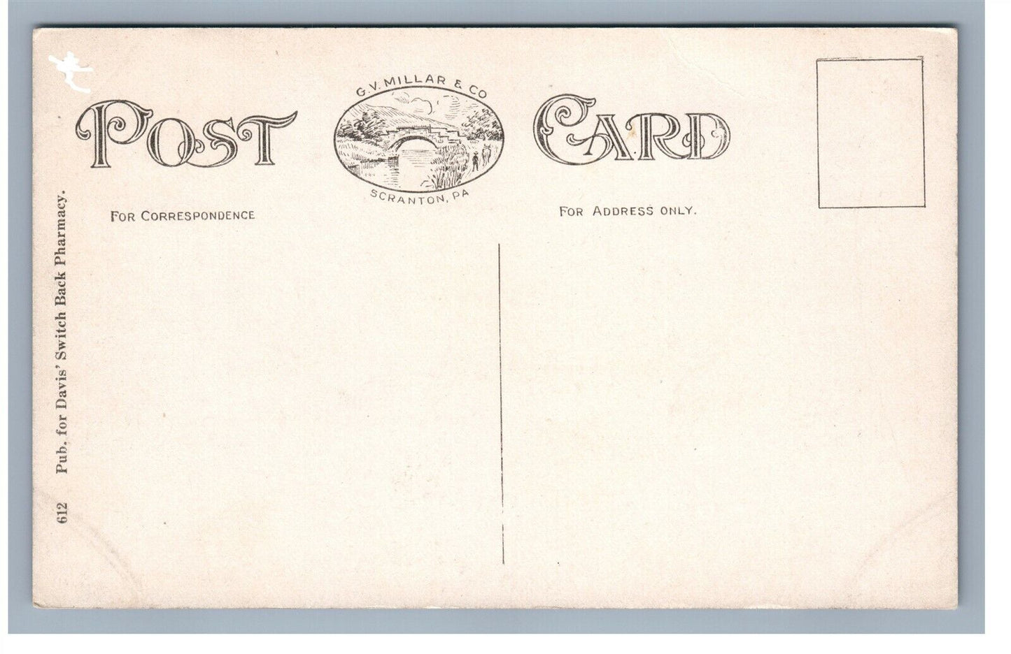 HELLERTOWN PA SAUCON CREEK BRIDGE ANTIQUE POSTCARD