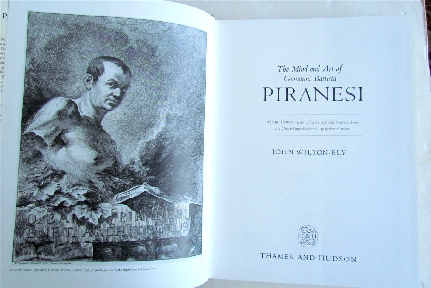 PIRANESI MIND & ART by JOHN WILTON-ELY illustrated 391 PLATES w/ Vedute di Roma