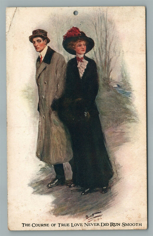 PHILADELPHIA PA FLUEHR'S FURNITURE STORE ADVERTISING ANTIQUE POSTCARD TRUE LOVE