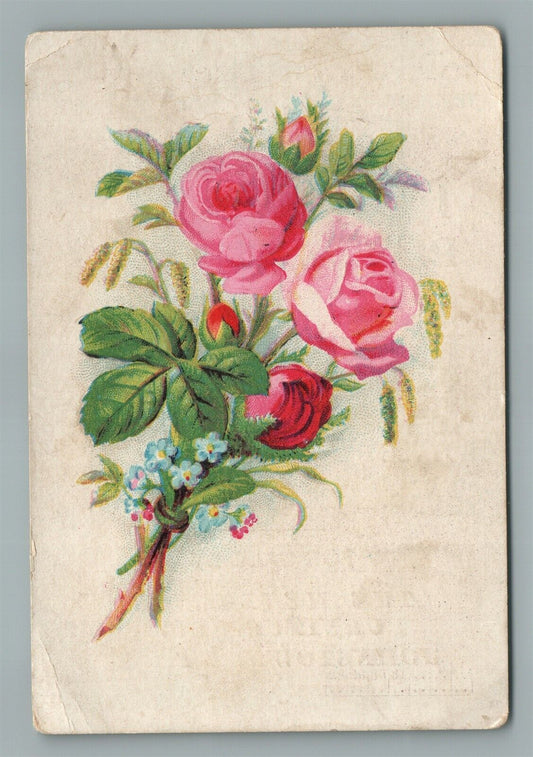 JOHNSTOWN PA FURNITURE POLISH ADVERTISING ANTIQUE TRADE CARD