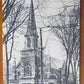 VINTAGE 1910 POSTCARD GERMAN EVANGEICAL CHURCH PORT HURON MICHIGAN