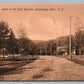 SACANDOGA PARK NY ROAD TO GOLF GROUNDS ANTIQUE POSTCARD