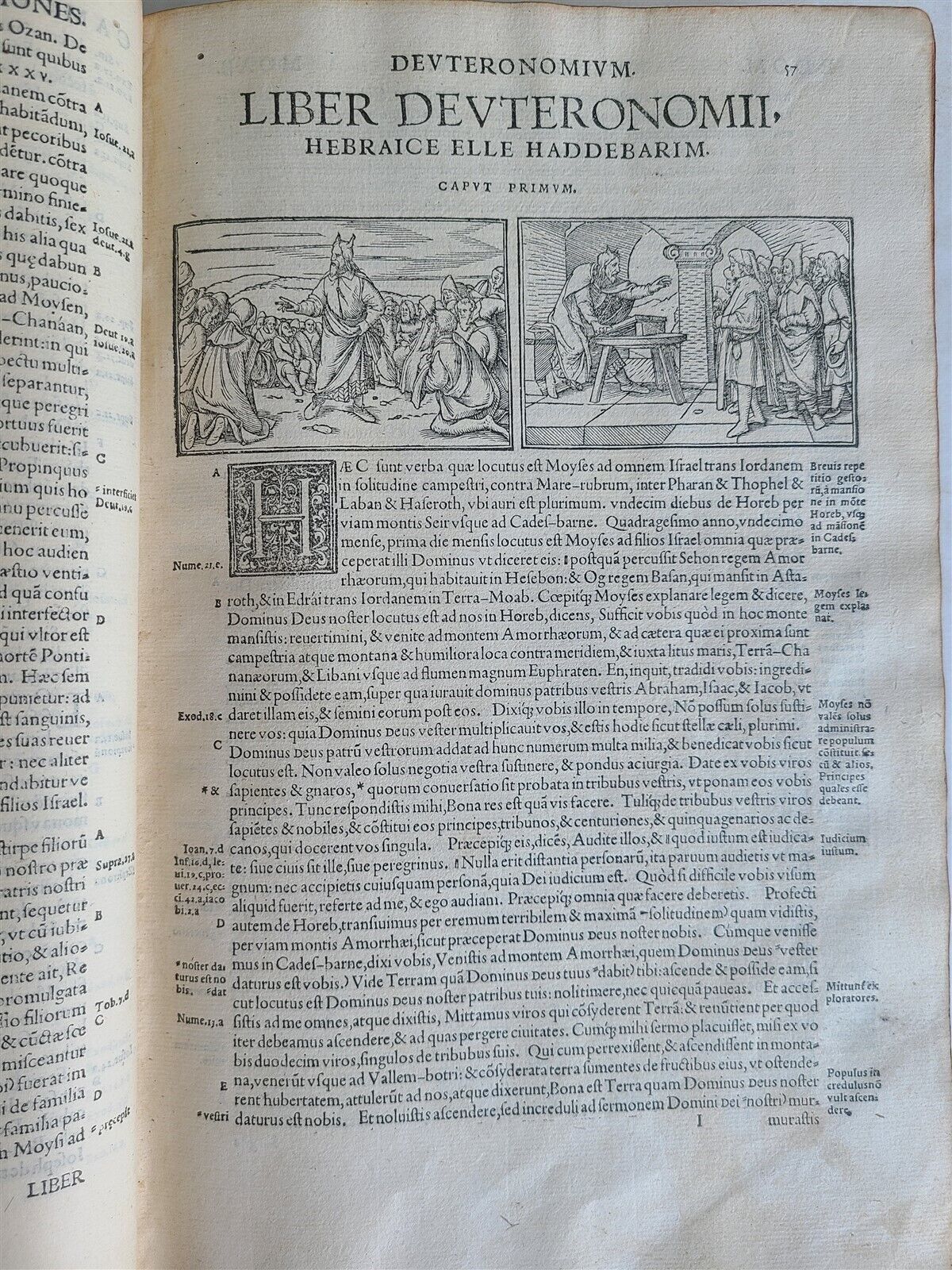 1543 BIBLE LATIN ANTIQUE FOLIO ILLUSTRATED HANS HOLBEIN ZWINGLIBIBEL APOCALYPSE