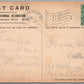 SAGINAW MI RAILROAD EXCURSIONS ADVERTISING ANTIQUE POSTCARD