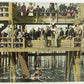 ANTIQUE 1907 POSTCARD HAULING THE NET ATLANTIC CITY N.J.