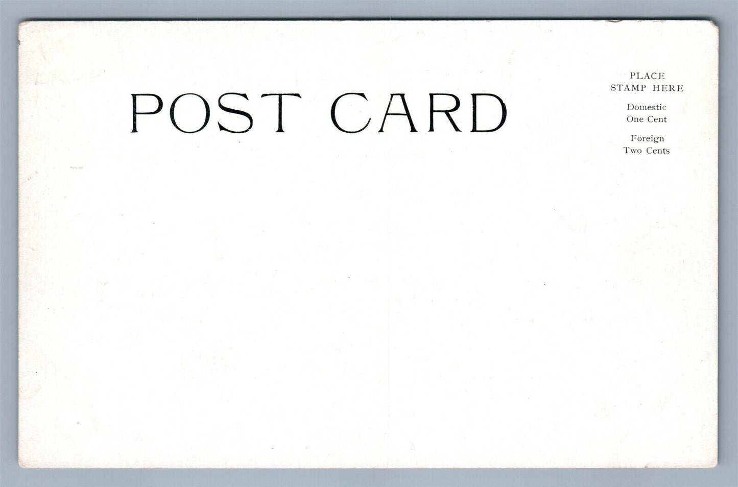 BOSTON MA NEW AMERICAN HOUSE RESTAURANT BUFFET LUNCH UNDIVIDED ANTIQUE POSTCARD