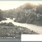 MESHOPPEN PA BRIDGE FROM ALLEN STREET ANTIQUE REAL PHOTO POSTCARD RPPC