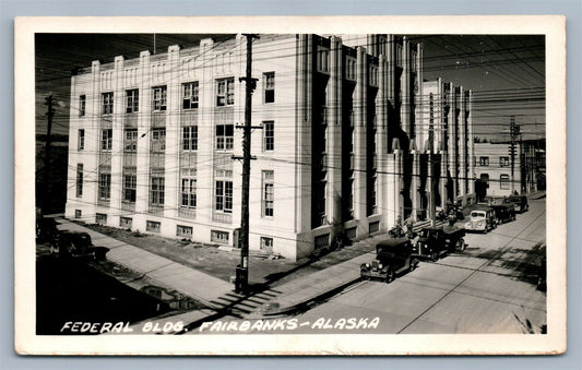 FAIRBANKS AK FEDERAL BLOG VINTAGE REAL PHOTO POSTCARD RPPC