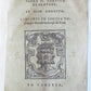 1544 COMMENTARY on PLATO'S BANQUET by philologist Marsiglio Ficino antique 16 C.