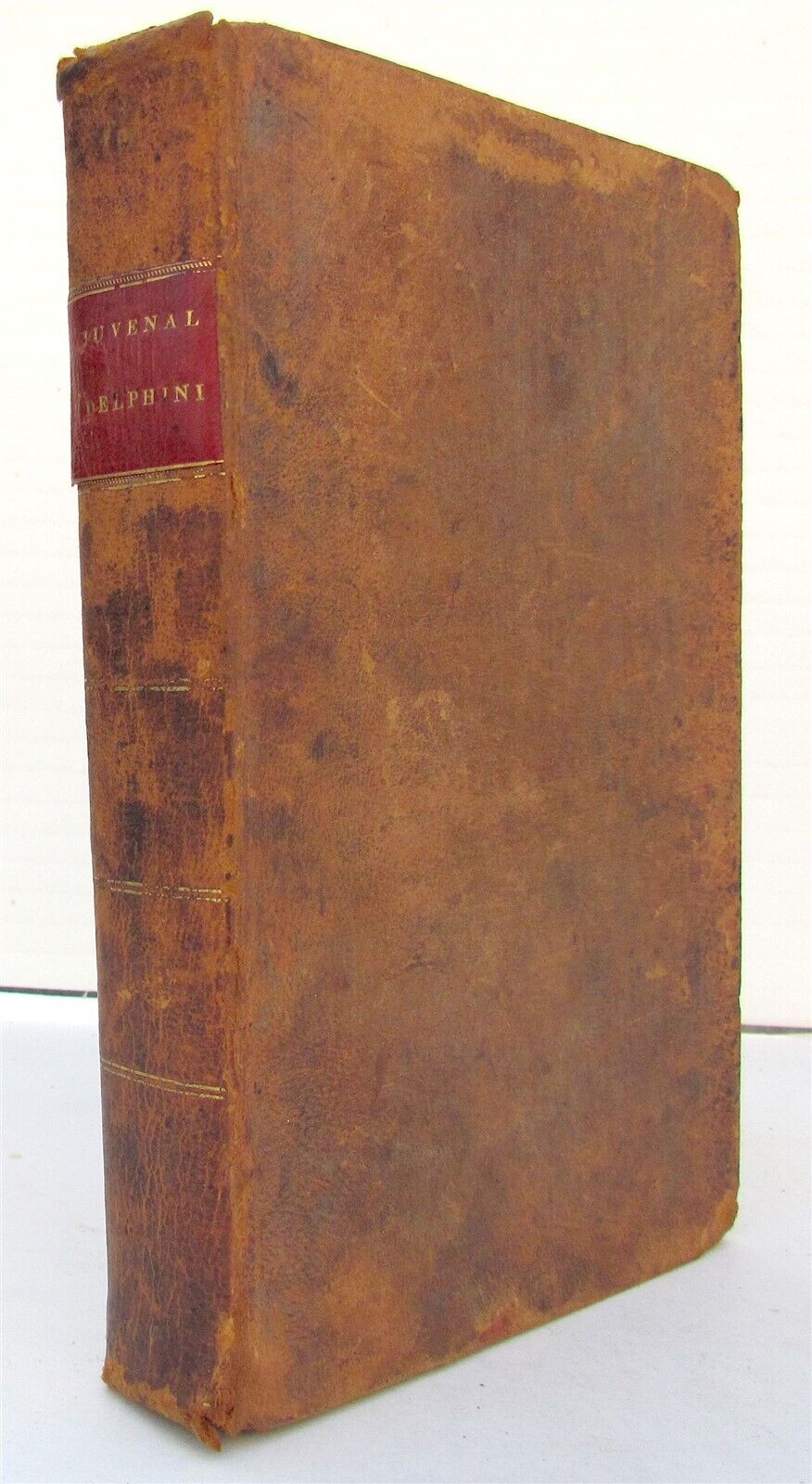 1814 JUNII JUVENALIS et PERSII FLACCI SATIRAE antique 1st American EDITION