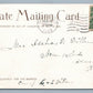 BENSDORP'S ROYAL DUTCH COCOA ADVERTISING PRIVATE MAILING CARD ANTIQUE POSTCARD