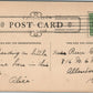 POTTSVILLE PA CHAS. BABER CEMETERY ANTIQUE POSTCARD