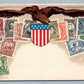 GERMAN STAMPS ANTIQUE POSTCARD UNIVERSAL POSTAL UNION UNITED STATES of AMERICA