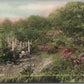 SUMMIT HILL PA SCENE NEAR BURNING MINE ANTIQUE POSTCARD
