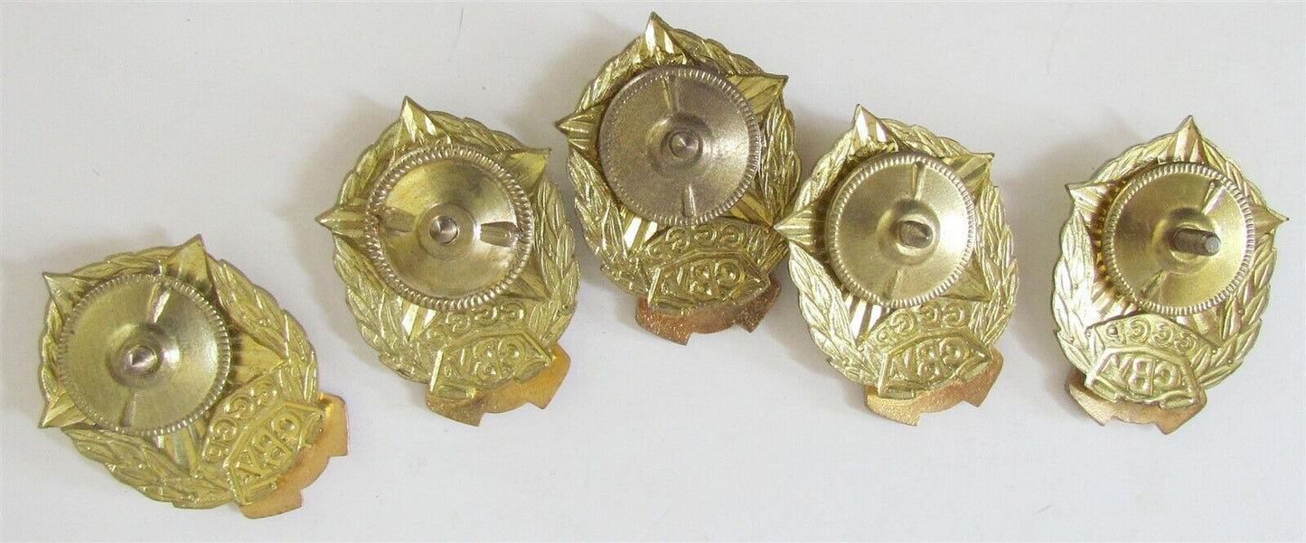 LOT of 5 RUSSIAN SOVIET MILITARY SCHOOLS BADGES