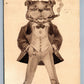 SMOKING BULLDOG GENTLEMAN ARTIST SIGNED ANTIQUE POSTCARD SIMPLY FEELIN BULLY