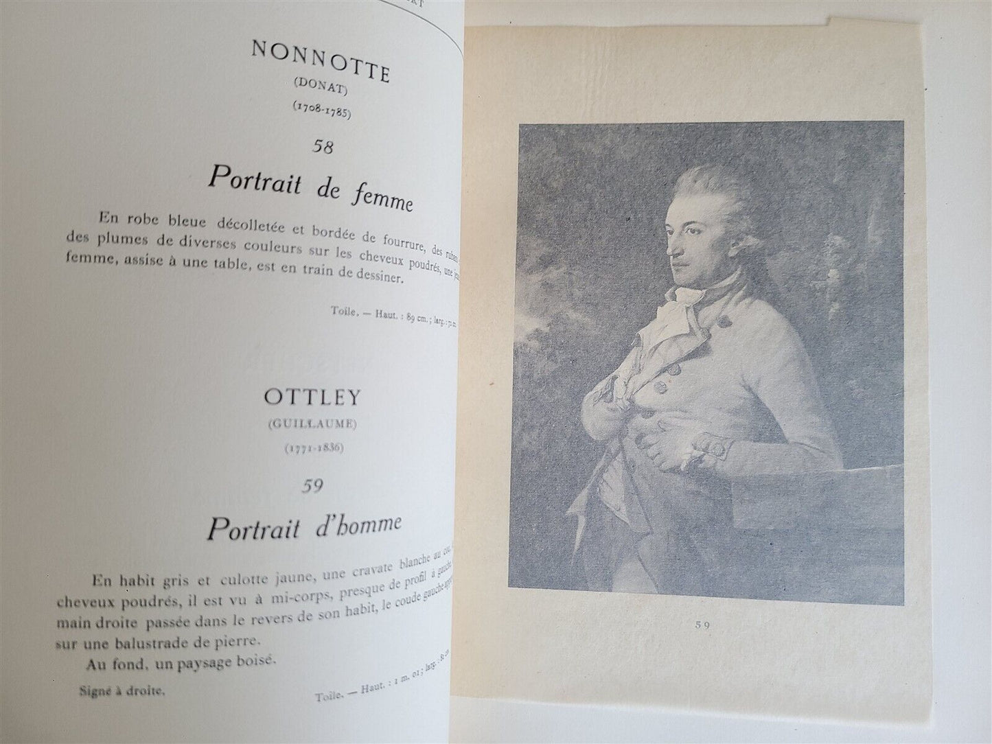 1912 ART COLLECTION of HENRI ROUART CATALOG antique 2 VOLUMES illustrated FOLIO