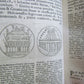 1722 POMPONII MELA De Situ Orbis ARMORIAL VELLUM BINDING antique