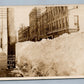 KANE PA FRALEY STREET SNOW SCENE ANTIQUE REAL PHOTO POSTCARD RPPC