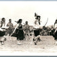 COCHITI INDIAN DANCE ANTIQUE REAL PHOTO POSTCARD RPPC