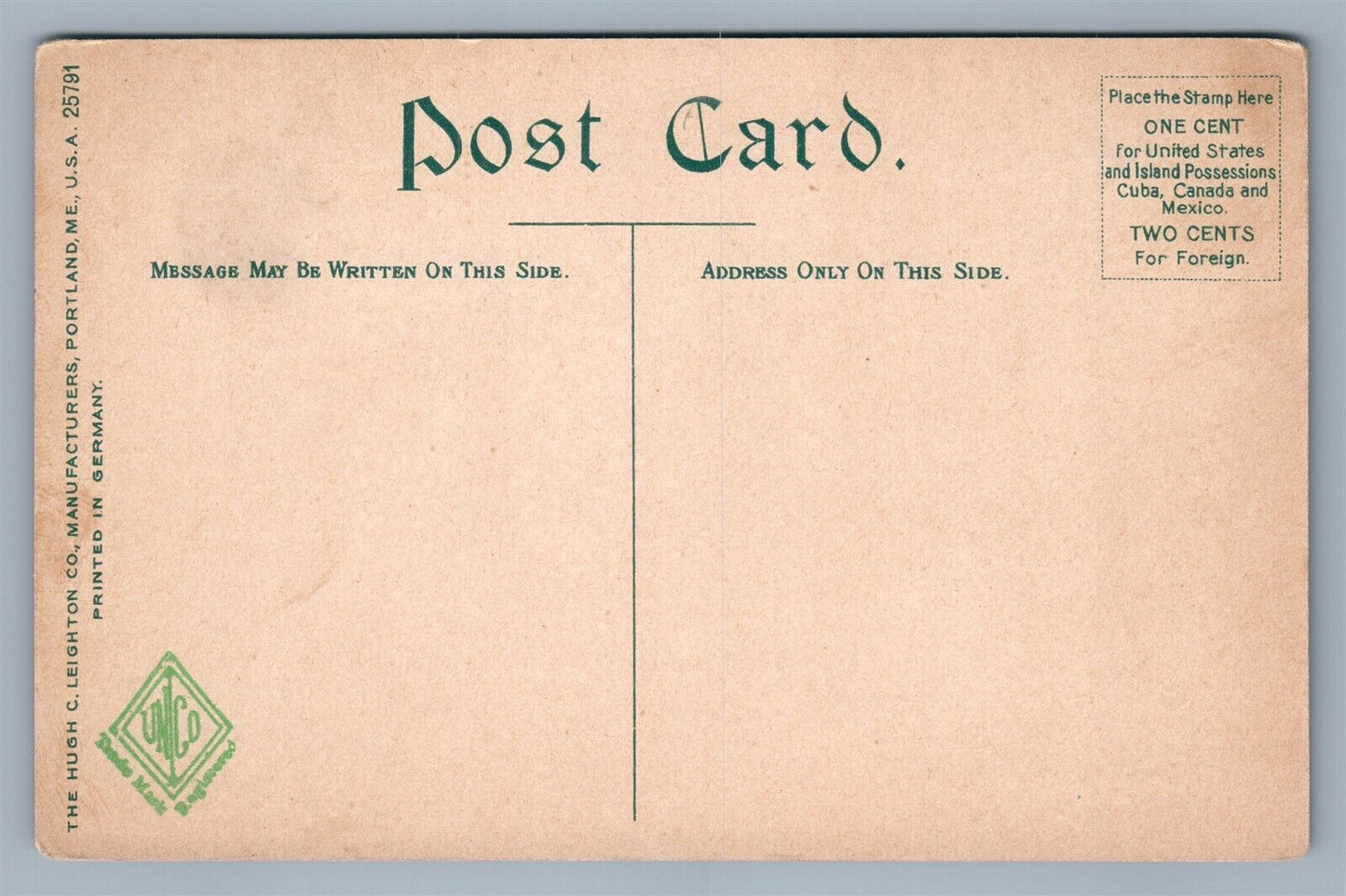 PHILADELPHIA PA MAUCH CHUNK POWER HOUSE MT.JEFFERSON SWITCHBACK ANTIQUE POSTCARD