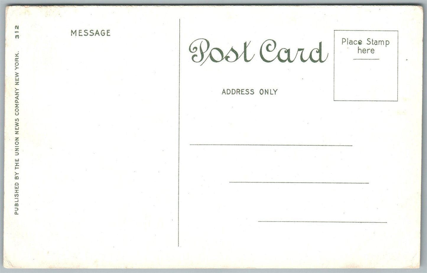 KEANSBURG NJ BEACH AVENUE ANTIQUE POSTCARD