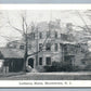 MOORESTOWN NJ LUTHERAN HOME ANTIQUE POSTCARD w/ PRAY FOR PEACE STAMP