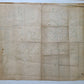 1764 ACCURATE MAP OF THE COUNTY OF NORTHAMPTON antique 17.5 x 21.5" 18th CENTURY