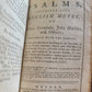 1777 BOOK OF COMMON PRAYER & PSALTER ENGLISH ANTIQUE Cambridge ORIGINAL MOROCCO